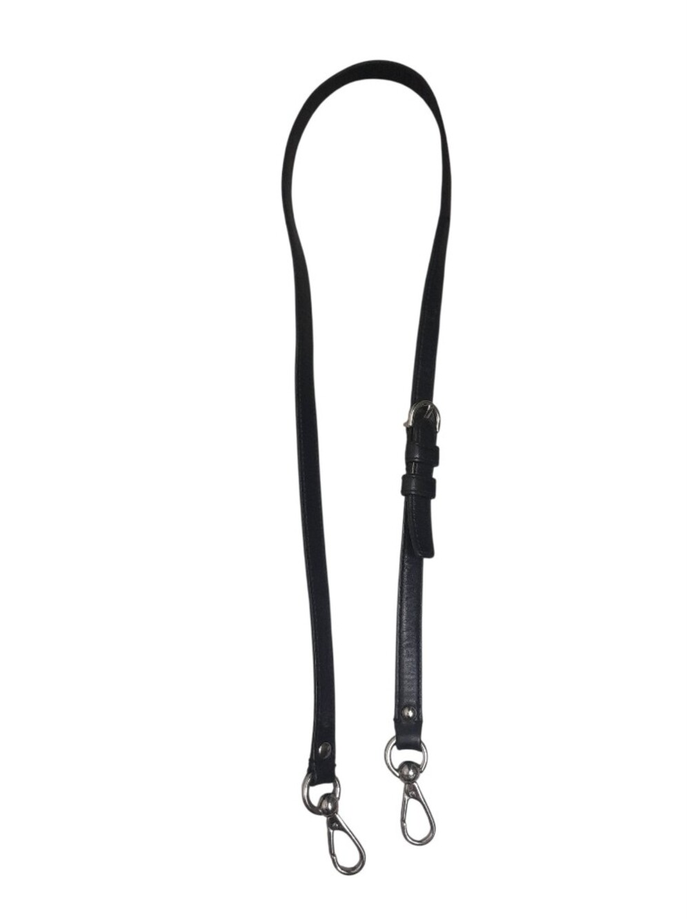 COACH Adjustable Black Leather Shoulder Handle Strap